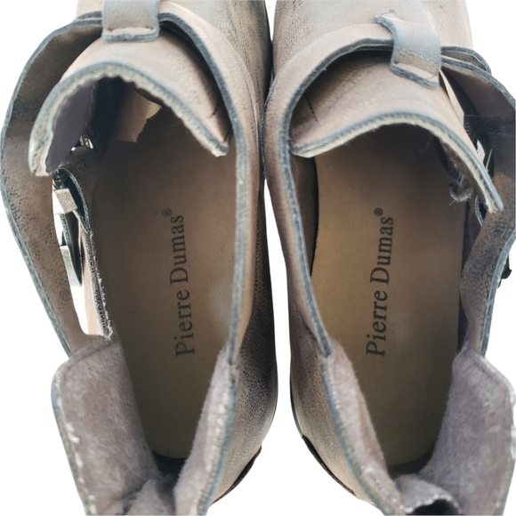 Pierre Dumas brown pointed toe Western faux leather booties- size 7 - Picture 7 of 10